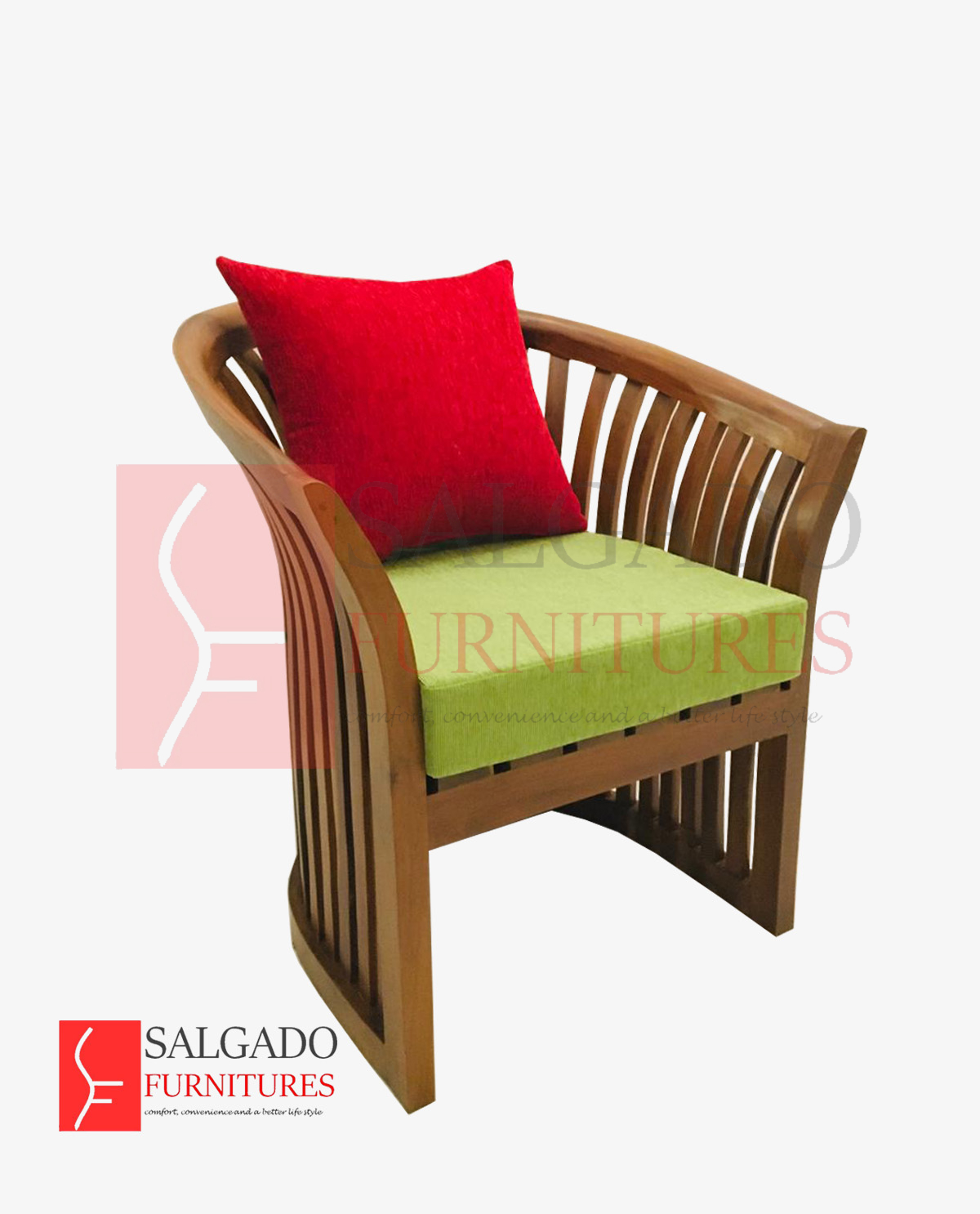 srilanka-varandha-Chair-barrel-Seater-green